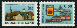 Finland 498-499, MNH. Michel 679,681. Towns Of Uusikaarlepyy, Kokkola, 1970. - Nuovi