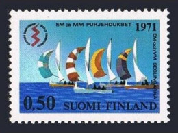 Finland 509, MNH. Michel 695. Lightning Class Championships, 1971. Sailboats. - Unused Stamps