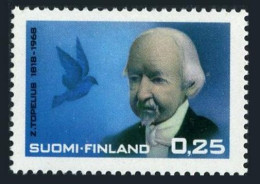 Finland 453, MNH. Michel 639. Zachris Topelius, Writer. 1968. Blue Bird. - Nuevos