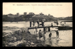 22 - LANCIEUX - PASSERELLE RELIANT LANCIEUX A ST-BRIAC MAREE BASSE - PECHE A PIED - Lancieux