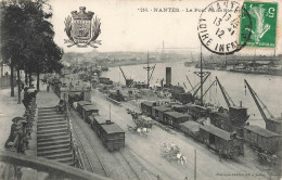 FRANCE - Nantes - Le Pont Vu De Ste Anne - Vue Panoramique - Locomotive - Animé - Carte Postale Ancienne - Nantes