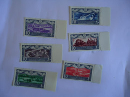 EGYPT UAR   SET  6  MNH   STAMPS  TRAINS  SHIPS BUS 1959 - Autres & Non Classés