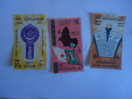 EGYPT UAR   3  MNH   STAMPS  ANNIVERSARIES - Autres & Non Classés