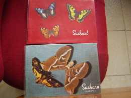 Album Chromos Images Vignettes Chocolat Suchard *** Papillons ***  Les 2 Tomes - Albums & Catalogues