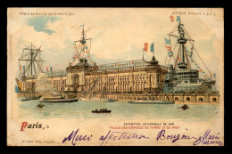 CONTRE LA LUMIERE - PARIS, EXPOSITION UNIVERSELLE 1900 - PALAIS DES ARMEES - Tegenlichtkaarten, Hold To Light