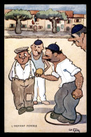 JEUX DE BOULES - CARTE HUMORISTIQUE  - LES PETANQUEURS  - Regionale Spelen