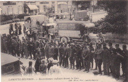 41-LAMOTTE BEUVRON RASSEMBLEMENT MILITAIRE DEVANT LA GARE - Lamotte Beuvron