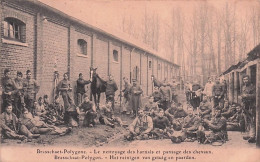 BRASSCHAAT - BRASSCHAET Polygone -  Le Nettoyage Des Harnais Et Pansage Des Chevaux - Militaria  - Brasschaat