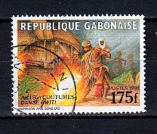 TIMBRE OBLITERE DU GABON DE 1990 N° MICHEL B 1071 - Gabon