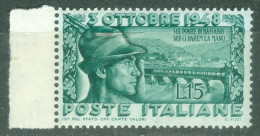 Italie   Yvert 530  Ou  Sassone 592  * * TB   Pont - 1946-60: Mint/hinged