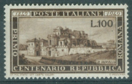 Italie   Yvert 537  Ou  Sassone 600  * * TB   - 1946-60: Mint/hinged