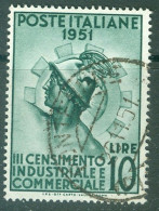 Italie   Yvert  613  Ou  Sassone  675  Ob   TB  - 1946-60: Oblitérés
