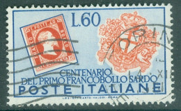 Italie   Yvert  612  Ou  Sassone  674  Ob  TB   Timbre Sur Timbre  - 1946-60: Oblitérés