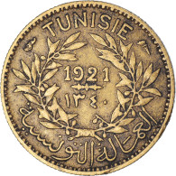 Monnaie, Tunisie, 50 Centimes, 1921 - Tunesië