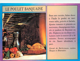 Recettes De Cuisine - Poulet Basquaise - Carte Neuve - Gastronomie - CPM - Voir Scans Recto-Verso - Recettes (cuisine)