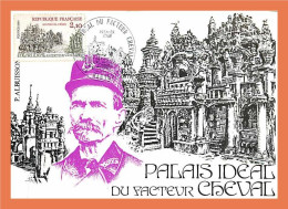 A291 / 311 HAUTERIVES Palais Ideal 1984 FDC ( Timbre ) - Unclassified