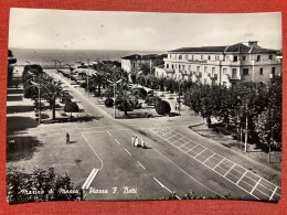 Cartolina - Marina Di Massa - Piazza Francesco Betti - 1955 Ca. - Massa
