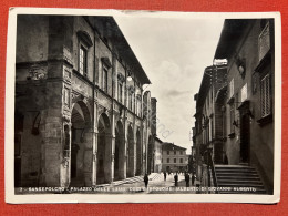 Cartolina - Sansepolcro ( Arezzo ) - Palazzo Delle Laudi Oggi Bartolomei - 1951 - Arezzo