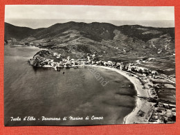 Cartolina - Isola D'Elba - Panorama Di Marina Di Campo - 1956 - Livorno