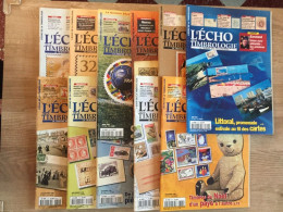 L'Echo De La Timbrologie Année 1998 Complète Soit 11 Numéros à 0.73 La Revue. - French