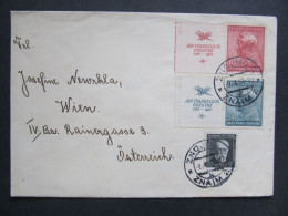 BRIEF Znojmo - Wien Výstava 1937  / R8312 - Briefe U. Dokumente