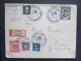 BRIEF Bratislava - Wien Výstava 1937 //// R8314 - Lettres & Documents