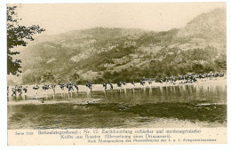 SER 3 - ( 7450 ) Serbia, Muntenegro, Bosnia - Soldiers Crossing A River - Old Postcard - Unused - Serbien