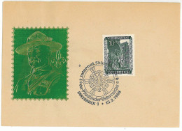 SC 18 - 47 AUSTRIA, Scout - Cover - 1958 - Covers & Documents