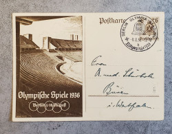 Postkarte 08.08.1936 Olympische Spiele 1936 - Zu Identifizieren