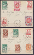 Lot De 4 L. Affr. Divers Pellens & Albert 1e/Croix-Rouge Càd LE HAVRE (SPECIAL) 28-2-1915 - 1915-1920 Alberto I