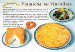 RECETTES (CUISINES) - Flamiche Au Maroilles - Carte Postale - Küchenrezepte