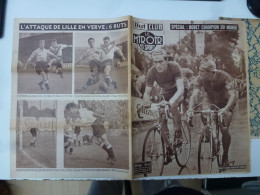 But Et Club Le Miroir Des Sports 1954 Août Bobet Et Schaer Bobet Champion Du Monde Tour De L'Ouest André Vlaeyen - Sport