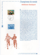 - Document Premier Jour ATHLÉTISME HANDISPORT - Championnats Du Monde - VILLENEUVE D'ASCQ 15.6.2002 - - Sport Voor Mindervaliden