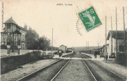 FRANCE - Augy - Vue Générale De La Gare - Carte Postale Ancienne - Sonstige & Ohne Zuordnung