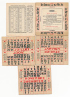 Calendrier Perpétuel De 1801 à 2000 Avec Toutes Les Fêtes Et Le Tableau Des Fêtes Mobiles Pendant Le XX° Siècle - Sonstige & Ohne Zuordnung