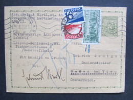 GANZSACHE Opava - Baden 1934 Strafporto Österreich   //// R8298 - Lettres & Documents