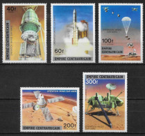 CENTRAFRIQUE - ESPACE - OPERATION VIKING SUR MARS - N° 299 ET 300 ET PA 178 A 180 - NEUF** MNH - Afrique