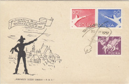 FDC POLAND 1005-1007 - FDC