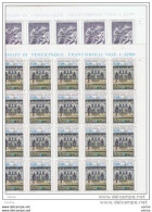 REPUBBLICA:  1974  ARTE  ITALIANA  -  S. CPL. 2  VAL. -  FGL. 25 N. -  SASS. 1282/83 - Complete Vellen