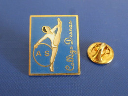 Pin's AS Collège Desnos - Association Sportive Gymnastique - école Orly Val De Marne (PU14) - Gymnastik