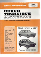 FORD "FIESTA" ET "XR2" TOUS TYPES 900-1100-1300-1600 RTA REVUE TECHNIQUE AUTOMOBILE ENTRETIEN REPARATION - Auto