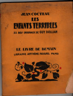 Les Enfants Terribles , Jean Cocteau ,( Voir état ) Couverture + 2 Pages Rongées Par Des Souris - Klassieke Auteurs