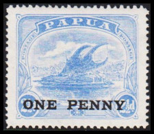 1917. PAPUA. Lakatoi.  ONE PENNY Overprint On 2½ D. Never Hinged. (Michel 65) - JF543861 - Papouasie-Nouvelle-Guinée