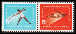 1962. PAPUA & NEW GUINEA. Commonwealth Games Pair 5 D. Never Hinged. (Michel 46-47) - JF543893 - Papua New Guinea