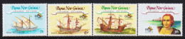 1992. PAPUA & NEW GUINEA. EXPO ’92, Sevilla COLUMBUS Motives Complete Set Never Hinged. (Michel 651-654) - JF543905 - Papua-Neuguinea