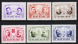 1957. BELGIE. Personalities Complete Set With 6 Stamps. Never Hinged. (Michel 1057-1062) - JF543908 - Unused Stamps