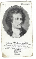 Chromo Image Cartonnee  - Histoire - Allemagne - Goethe  Johan Wolfang - History
