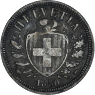 Monnaie, Suisse, 2 Rappen, 1850 - Autres & Non Classés