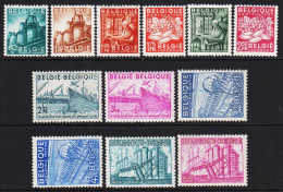 1948. BELGIE. Export Industry Complete Set With 12 Stamps. Never Hinged.  (mICHEL 804-815) - JF543934 - Neufs