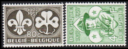 1957. BELGIE. Robert Baden-Powell Complete Set Never Hinged. (Michel 1067-1068) - JF543941 - Nuevos